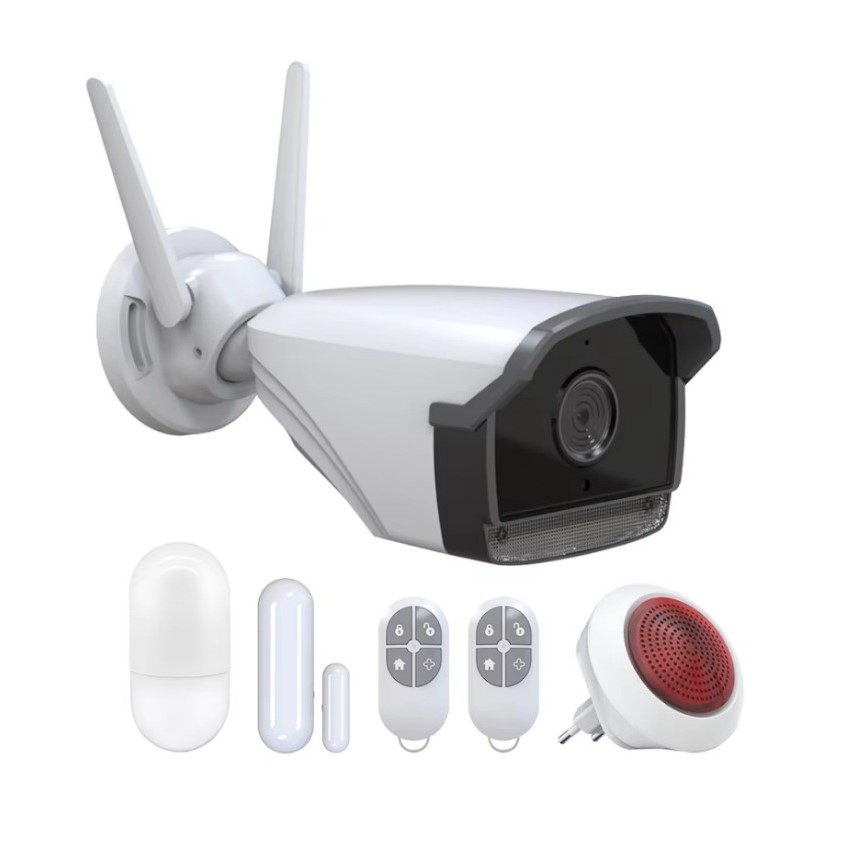 Outdoor IP camera alarm server works with wireless wired sensors (image for) Outdoor IP camera alarm server works with wireless wired sensors